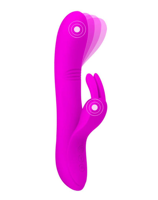 Pretty Love - Dylan - Bunny Vibrator - Roze-Erotiekvoordeel.nl