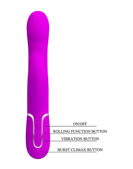 Pretty Love - Falin - Rabbit Vibrator - Paars-Erotiekvoordeel.nl