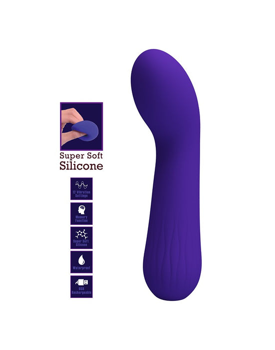 Pretty Love - Faun - Buigzame G-Spot Vibrator - Paars-Erotiekvoordeel.nl