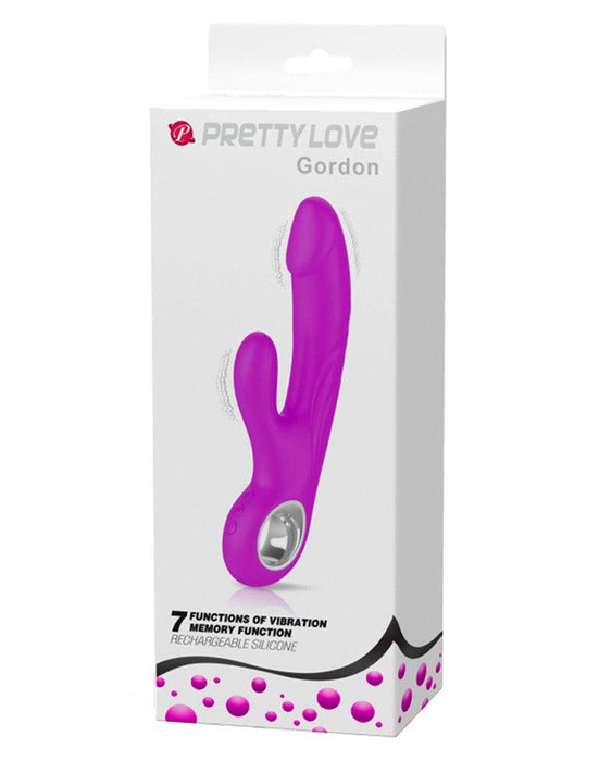 Pretty Love - Gordon - Rabbit Vibrator- Dieproze-Erotiekvoordeel.nl