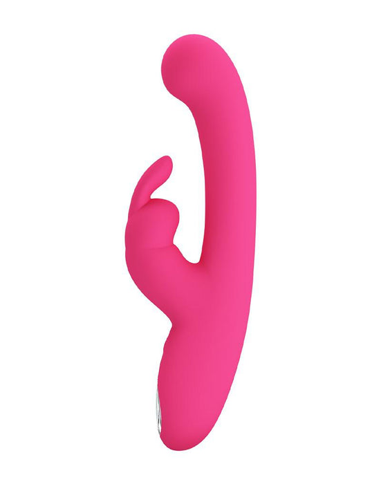 Pretty Love - Lamar - Rabbit Vibrator- Tarzan Vibrator - Met LCD Display - Roze-Erotiekvoordeel.nl