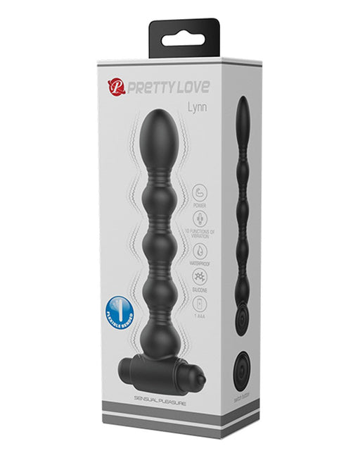 Pretty Love - Lynn - Vibrerende Buttplug - Zwart-Erotiekvoordeel.nl