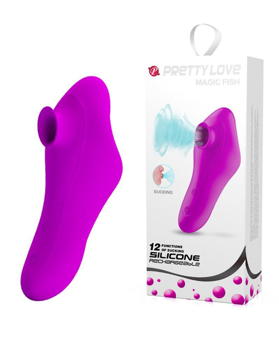 Pretty Love - Magic Fish - Clitoris Vibrator - Luchtdruk Vibrator - Siliconen - Roze-Erotiekvoordeel.nl