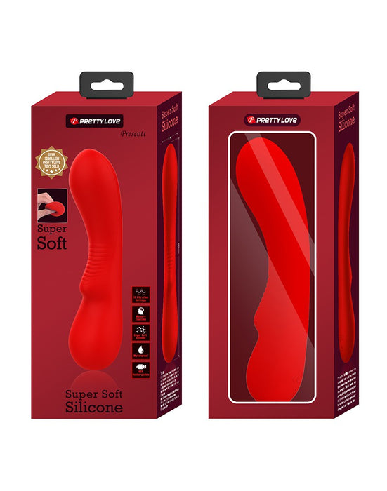 Pretty Love - Matt - G-Spot Vibrator - Flexibele Schacht - 12 Standen - Rood-Erotiekvoordeel.nl