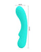 Pretty Love - Matt - G-Spot Vibrator - Flexibele Schacht - 12 Standen -Turquoise-Erotiekvoordeel.nl