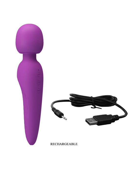 Pretty Love - Meredith - Wand Vibrator - 12 Standen - Waterproof - Paars-Erotiekvoordeel.nl