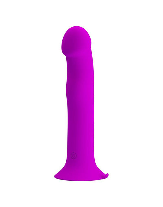 Pretty Love - Murray - Vibrerende Dildo - 19 cm - Dieproze - USB Oplaadbaar - Siliconen-Erotiekvoordeel.nl