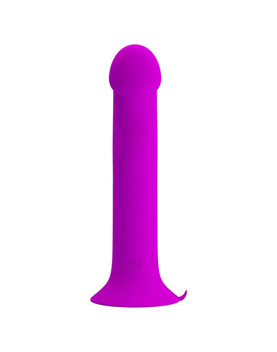 Pretty Love - Murray - Vibrerende Dildo - 19 cm - Dieproze - USB Oplaadbaar - Siliconen-Erotiekvoordeel.nl