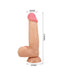 Pretty Love - Najim - Sliding Skin Dildo - Lengte 21.8 cm - Ø 4.6 cm - Lichte Huidskleur-Erotiekvoordeel.nl