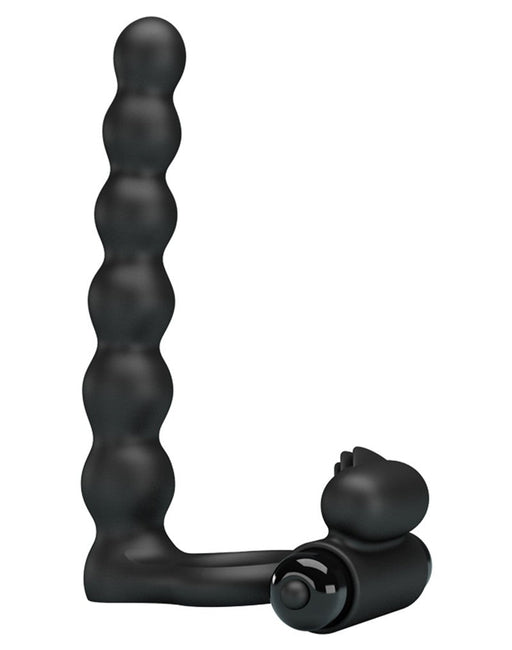 Pretty Love - Hercules - Vibrerende Cockring Met Buttplug - Zwart-Erotiekvoordeel.nl