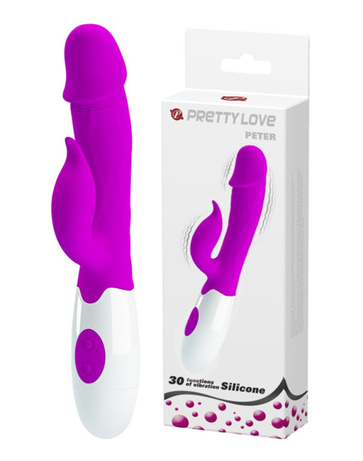 Pretty Love - Pete - Rabbit Vibrator - Met Dubbele Motor-Erotiekvoordeel.nl