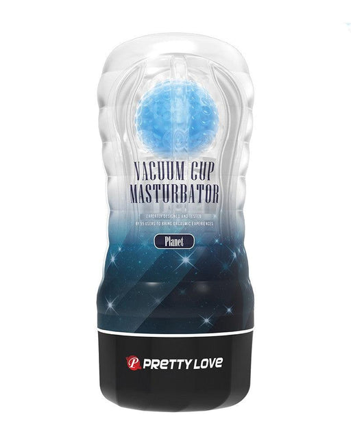 Pretty Love - Planet Blue - Masturbator Cup - Met Rollende Bal Voor Extra Sensaties - Blauw-Erotiekvoordeel.nl