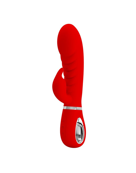 Pretty Love - Prescott - Rabbit Vibrator - Dubbele Motor - Rood-Erotiekvoordeel.nl