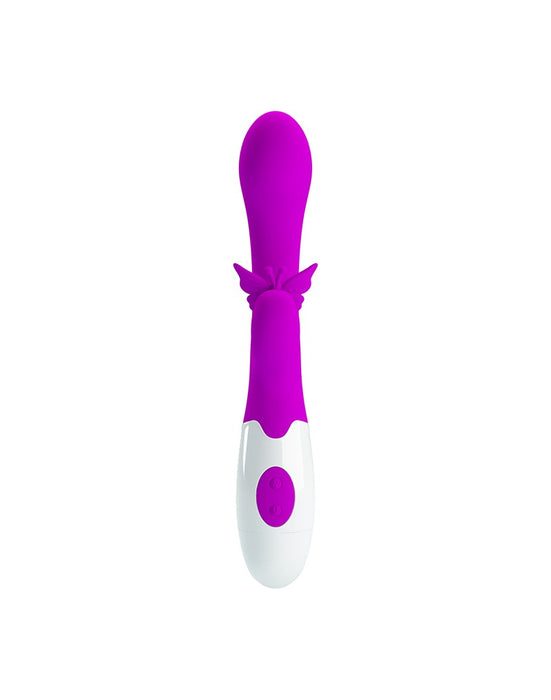 Pretty Love - Butterfly Kiss - Rabbit Vibrator - Tarzan Vibrator - Roze-Erotiekvoordeel.nl