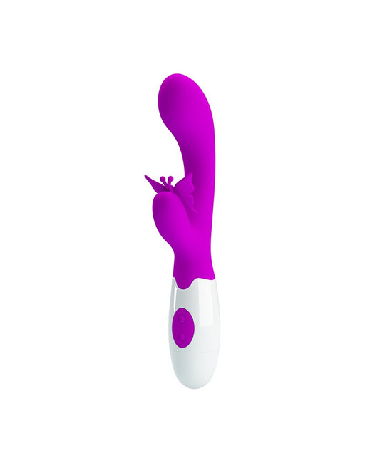 Pretty Love - Rabbit Vibrator - Tarzan Vibrator Butterfly Kiss - Roze-Erotiekvoordeel.nl