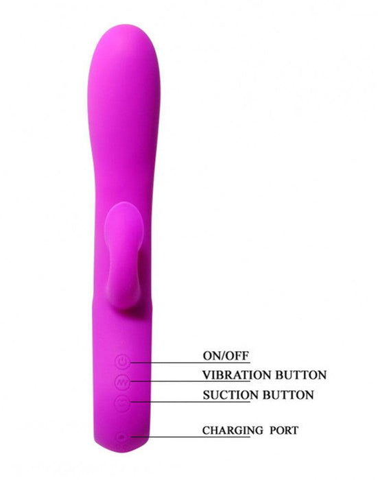 Pretty Love - Romance - Zuigende Clitoris Vibrator - Roze-Erotiekvoordeel.nl