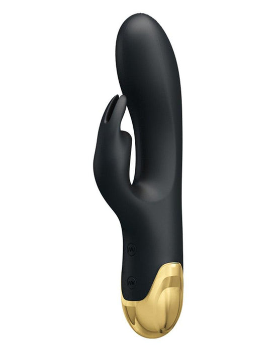 Pretty Love - Royal Pleasure Double Pleasure Vibrator - Zwart/Goud-Erotiekvoordeel.nl