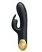 Pretty Love - Royal Pleasure Double Pleasure Vibrator - Zwart/Goud-Erotiekvoordeel.nl