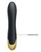 Pretty Love - Royal Pleasure Double Pleasure Vibrator - Zwart/Goud-Erotiekvoordeel.nl