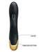 Pretty Love - Royal Pleasure Double Pleasure Vibrator - Zwart/Goud-Erotiekvoordeel.nl