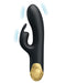 Pretty Love - Royal Pleasure Double Pleasure Vibrator - Zwart/Goud-Erotiekvoordeel.nl