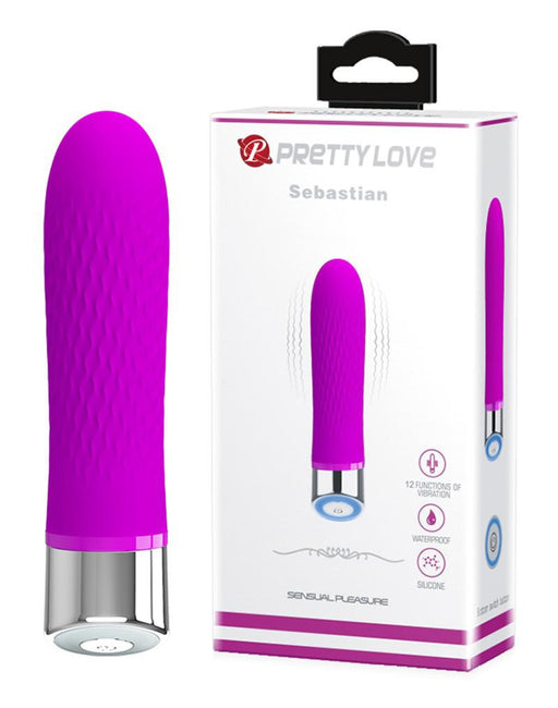 Pretty Love - Sebastian - Mini Vibrator - Roze-Erotiekvoordeel.nl