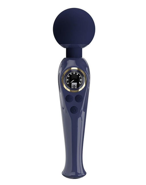 Pretty Love - Skyler - Wand Vibrator - Met LCD Display - Donkerblauw-Erotiekvoordeel.nl