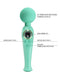 Pretty Love - Skyler - Wand Vibrator - Met LCD Display - Turquoise-Erotiekvoordeel.nl