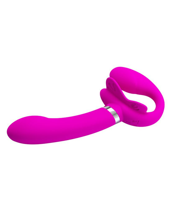 Pretty Love - Valerie - Strapless Strap-on Voorbindvibrator - Roze-Erotiekvoordeel.nl