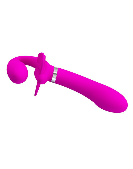 Pretty Love - Strapless Strap-on VoorbindVibrator Valerie - Roze-Erotiekvoordeel.nl