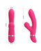 Pretty Love - Willow - Tarzan Vibrator Met ZuigFunctie - Roze-Erotiekvoordeel.nl