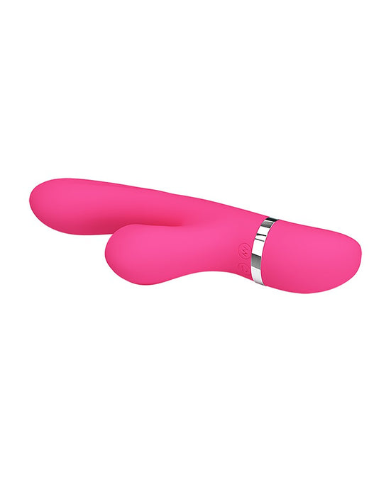 Pretty Love - Tarzan Vibrator Met ZuigFunctie WILLOW - Roze-Erotiekvoordeel.nl