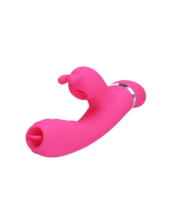 Pretty Love - Phoenix - Tarzan Vibrator Met luchtdruk stimulatie - Roze-Erotiekvoordeel.nl