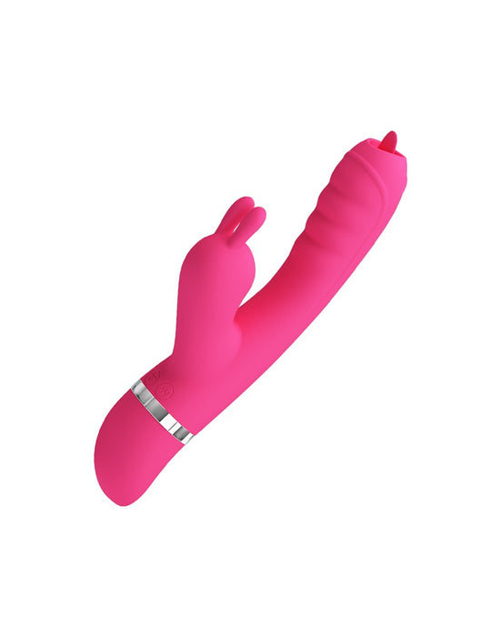 Pretty Love - Phoenix - Tarzan Vibrator Met luchtdruk stimulatie - Roze-Erotiekvoordeel.nl