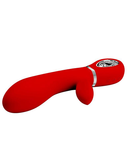 Pretty Love - Thomas - Rabbit Vibrator- Rood-Erotiekvoordeel.nl