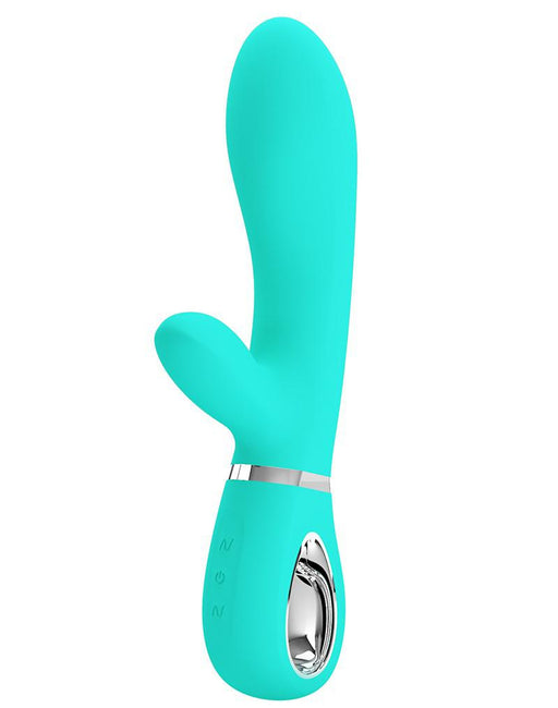 Pretty Love - Thomas - Rabbit Vibrator - Turquoise-Erotiekvoordeel.nl