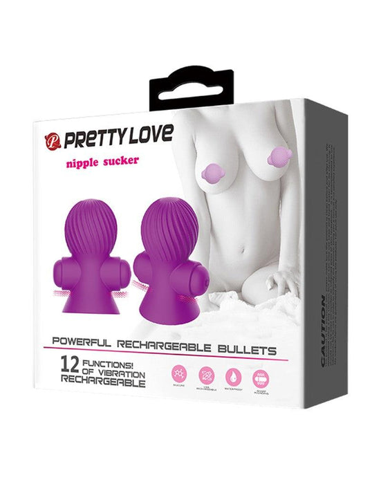 Pretty Love - Vibrerende Tepelzuigers-Erotiekvoordeel.nl