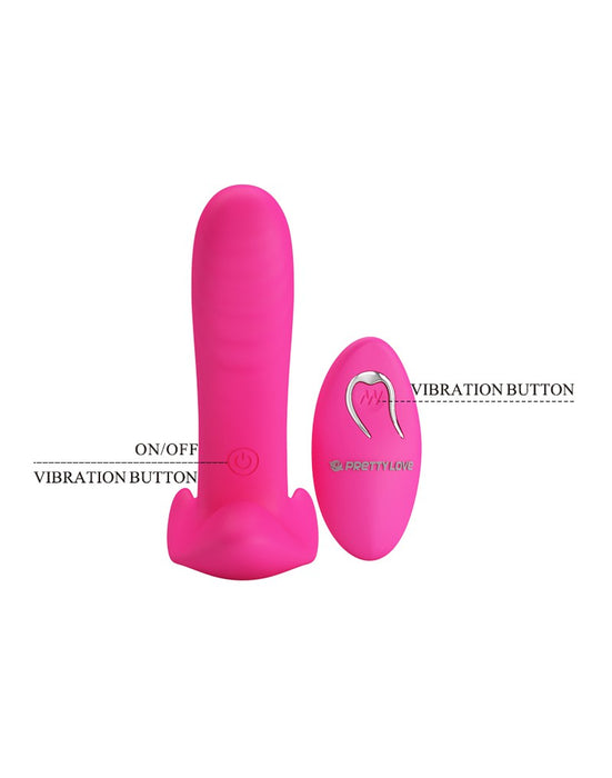 Pretty Love - Vinger Vibrator- Panty Vibrator- Partner Vibrator 3-in-1 - Roze-Erotiekvoordeel.nl