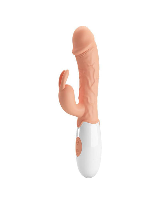 Pretty Love - Easter Bunny - Vibrator - Realistische Rabbit Vibrator - Lichte Huidskleur - Geeft Intens G Spot en Clitoris Stimulatie-Erotiekvoordeel.nl