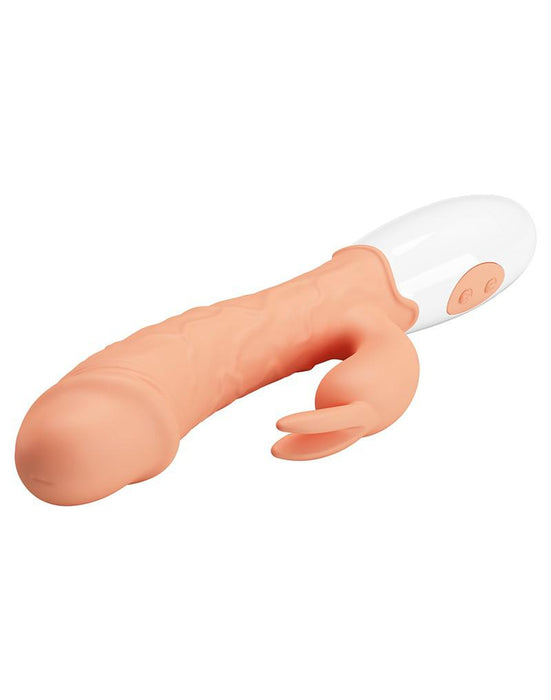 Pretty Love - Easter Bunny - Vibrator - Realistische Rabbit Vibrator - Lichte Huidskleur - Geeft Intens G Spot en Clitoris Stimulatie-Erotiekvoordeel.nl