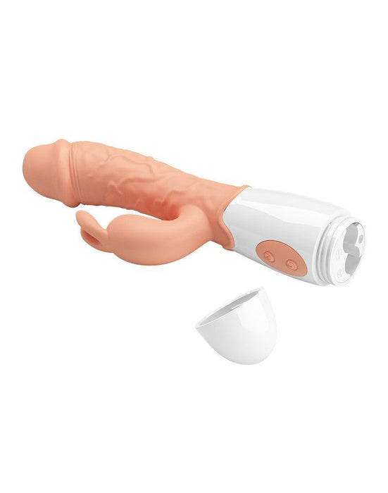 Pretty Love - Easter Bunny - Vibrator - Realistische Rabbit Vibrator - Lichte Huidskleur - Geeft Intens G Spot en Clitoris Stimulatie-Erotiekvoordeel.nl