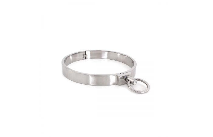 Kiotos Steel - RVS Collar Solid - Medium - Diameter 11.5 cm-Erotiekvoordeel.nl