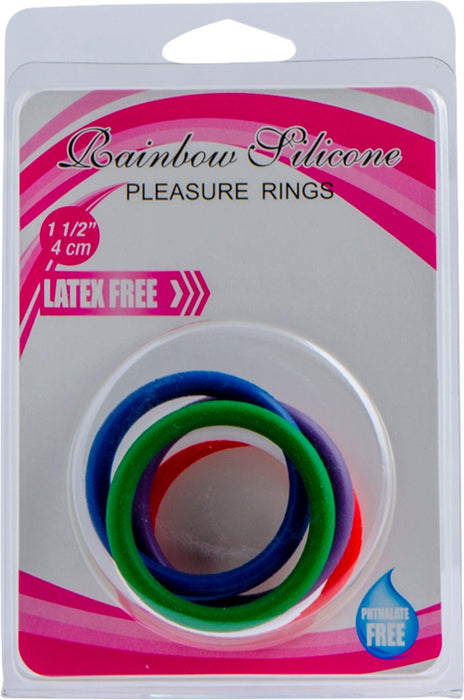 Rainbow Pleasure Rings - 5 kleuren-Erotiekvoordeel.nl
