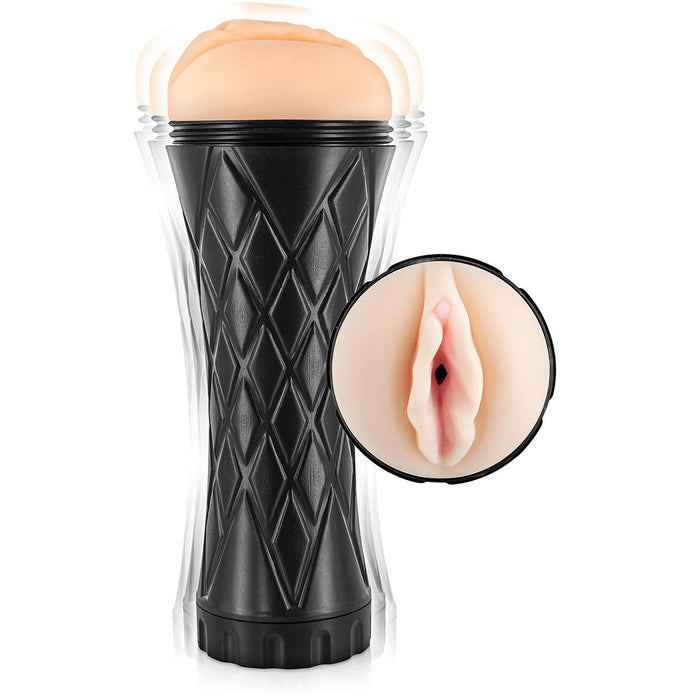 Real Body - Real Cup - Vibrerende Masturbator Cup - Vagina - 7 standen-Erotiekvoordeel.nl