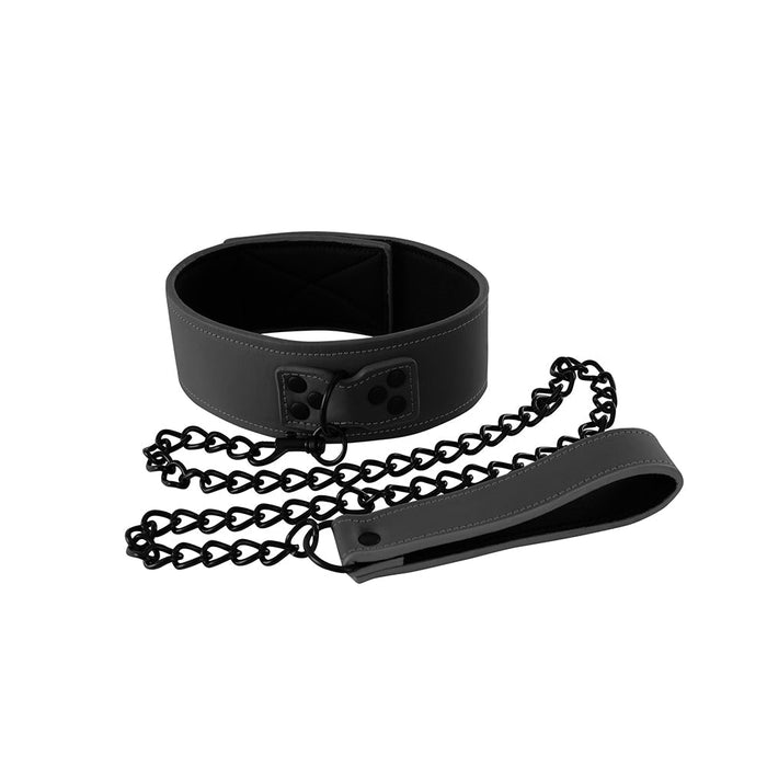 Renegade Bondage - Collar - PVC - Zwart-Erotiekvoordeel.nl