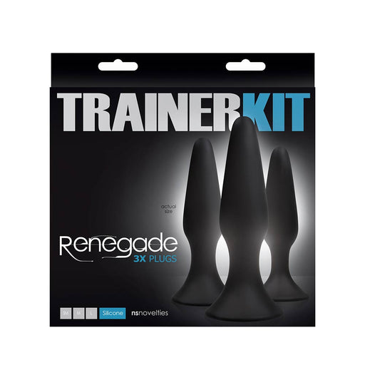 Pipedream - Renegade - Sliders - Buttplug Trainer Kit - Zwart-Erotiekvoordeel.nl