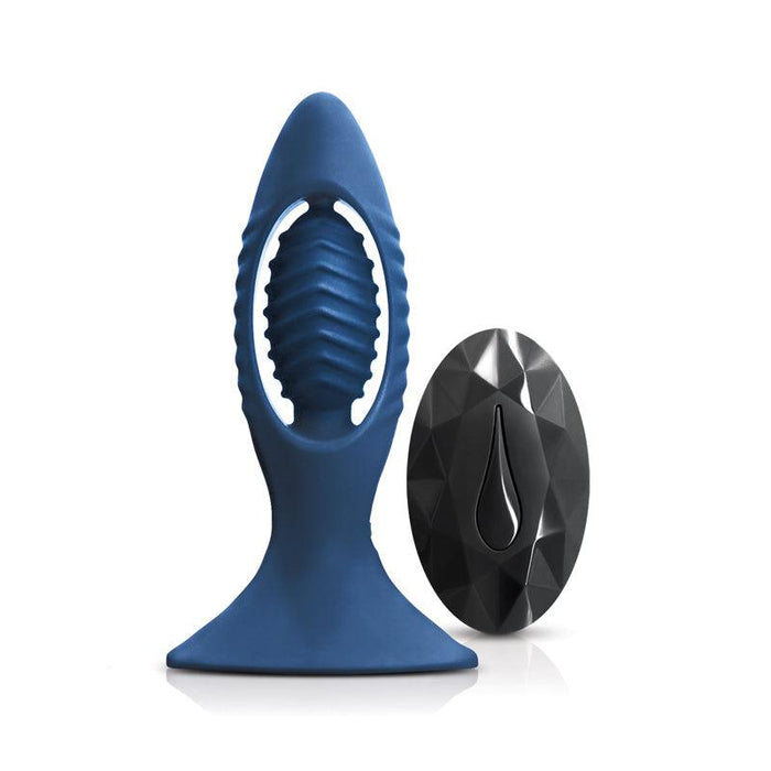 Pipedream - Renegade - V2 - Vibrerende Buttplug - Blauw-Erotiekvoordeel.nl