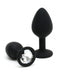 Rimba - Berlin - Bling Buttplug - Set Met 2 Buttplugs Met Kristal - Zwart-Erotiekvoordeel.nl