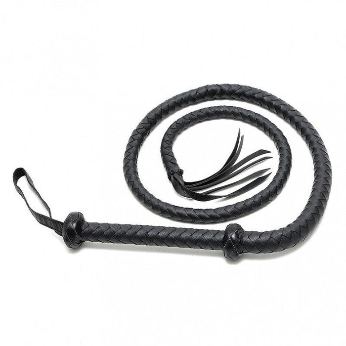 Rimba - Arabische Bullwhip - 150 cm - Zwart-Erotiekvoordeel.nl