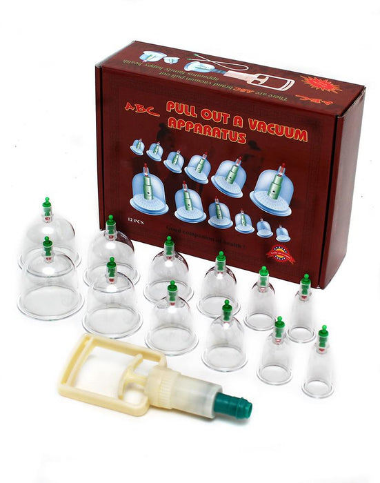 Rimba Bondage Play - Erotic Medical Play - Cupping Set Met 12 Cups-Erotiekvoordeel.nl